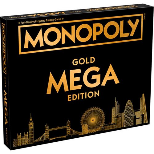 Настольная игра Winning Moves Monopoly Mega Gold - UK (WM02108-EN1-6) купить в Украине | Telemart фото