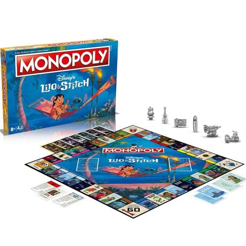 Настольная игра Winning Moves Disney Lilo and Stitch - Monopoly UK (WM02869-EN1-6) купить в Украине | Telemart фото