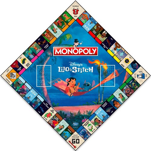 Настольная игра Winning Moves Disney Lilo and Stitch - Monopoly UK (WM02869-EN1-6) купить в Украине | Telemart фото