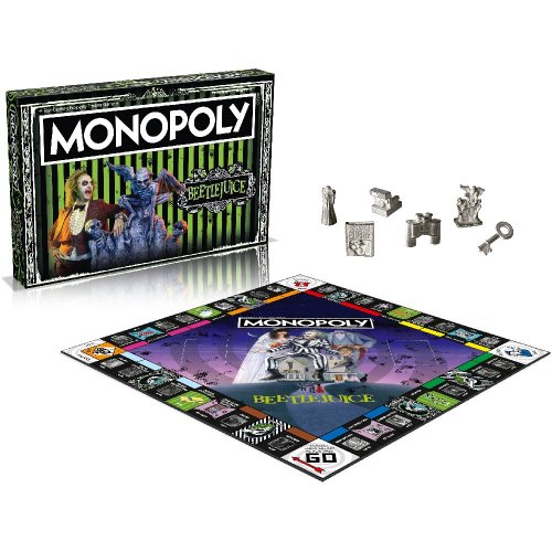 Настольная игра Winning Moves Beetlejuice - Monopoly UK (WM03321-EN1-6) купить в Украине | Telemart фото
