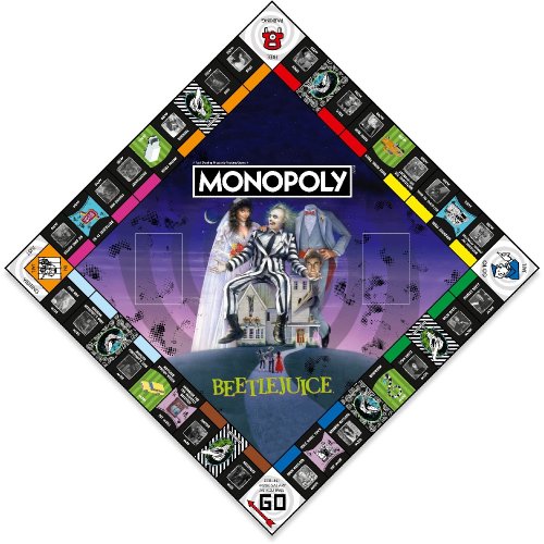 Настольная игра Winning Moves Beetlejuice - Monopoly UK (WM03321-EN1-6) купить в Украине | Telemart фото