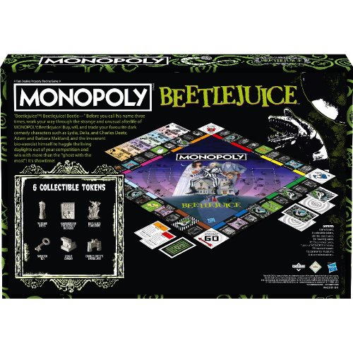 Настольная игра Winning Moves Beetlejuice - Monopoly UK (WM03321-EN1-6) купить в Украине | Telemart фото