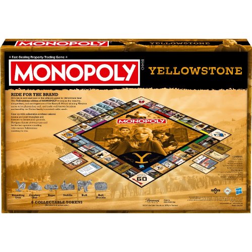 Настольная игра Winning Moves Yellowstone Monopoly (WM04120-EN1-6) купить в Украине | Telemart фото