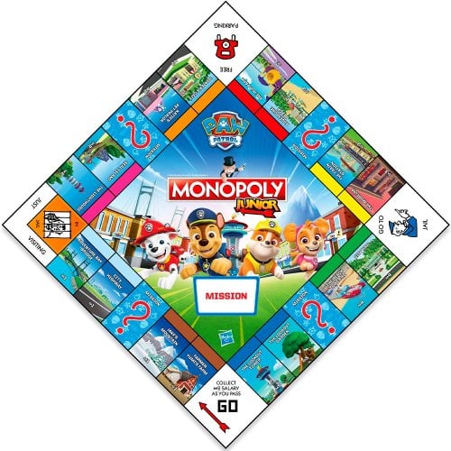 Настольная игра Winning Moves Paw Patrol Movie - Monopoly Junior (WM04163-EN1-6) купить в Украине | Telemart фото