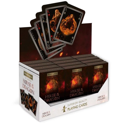 Игральные карты Winning Moves Waddingtons No.1 - House of Dragons (WM04535-EN1-12) купить в Украине | Telemart фото