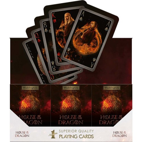 Игральные карты Winning Moves Waddingtons No.1 - House of Dragons (WM04535-EN1-12) купить в Украине | Telemart фото