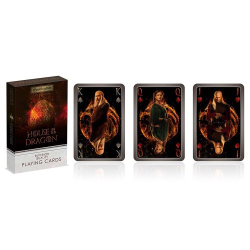 Игральные карты Winning Moves Waddingtons No.1 - House of Dragons (WM04535-EN1-12) купить в Украине | Telemart фото