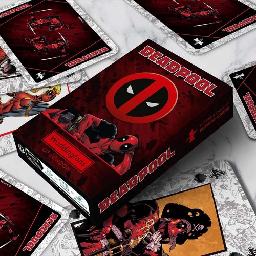 Игральные карты Winning Moves Marvel Waddingtons No.1 - Deadpool (WM04686-EN1-12) купить в Украине | Telemart фото