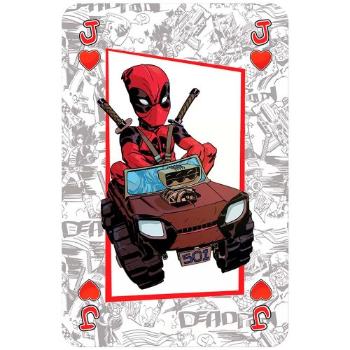 Игральные карты Winning Moves Marvel Waddingtons No.1 - Deadpool (WM04686-EN1-12) купить в Украине | Telemart фото