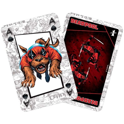 Игральные карты Winning Moves Marvel Waddingtons No.1 - Deadpool (WM04686-EN1-12) купить в Украине | Telemart фото