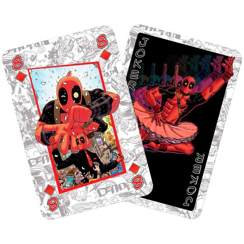 Игральные карты Winning Moves Marvel Waddingtons No.1 - Deadpool (WM04686-EN1-12) купить в Украине | Telemart фото