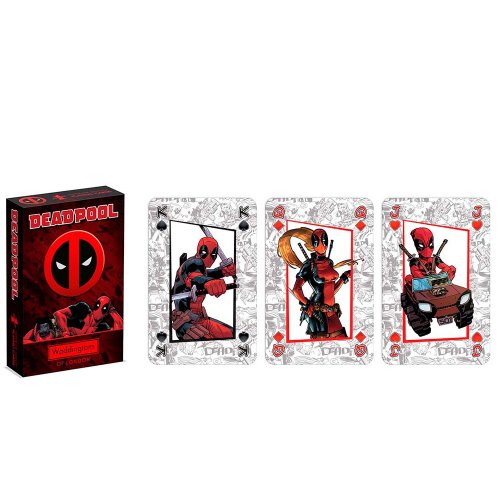 Игральные карты Winning Moves Marvel Waddingtons No.1 - Deadpool (WM04686-EN1-12) купить в Украине | Telemart фото