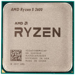 Процессор AMD Ryzen 5 2600 3.4(3.9)GHz 16MB sAM4 Tray (YD2600BBM6IAF) (Восстановлено продавцом, 916200)