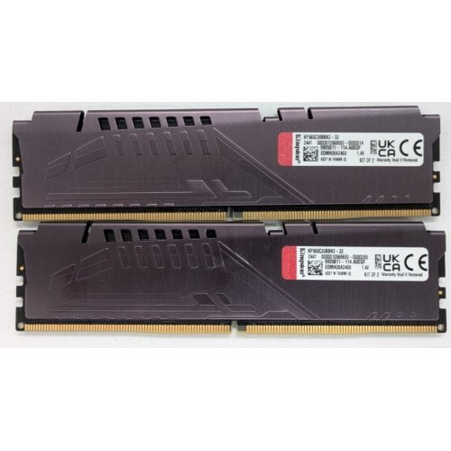 Озу Kingston DDR5 32GB (2x16GB) 6000Mhz FURY Beast Black (KF560C30BBK2-32) (Восстановлено продавцом, 916203) купить в Украине | Telemart фото