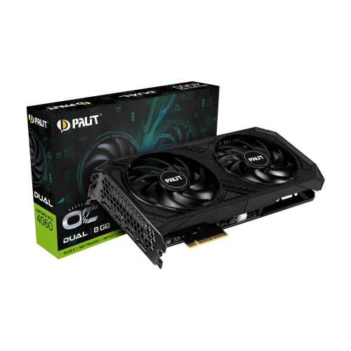 Видеокарта Palit GeForce RTX 4060 Dual OC 8192MB (NE64060T19P1-1070D) (Восстановлено продавцом, 916209) купить в Украине | Telemart фото