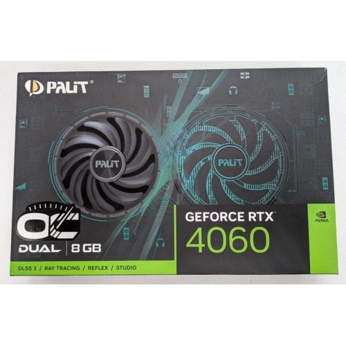 Видеокарта Palit GeForce RTX 4060 Dual OC 8192MB (NE64060T19P1-1070D) (Восстановлено продавцом, 916209) купить в Украине | Telemart фото