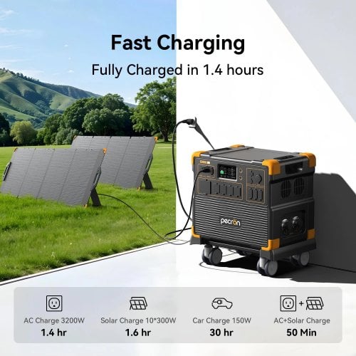Зарядная станция Pecron E3800LFP 4200W 3840Wh купить в Украине | Telemart фото