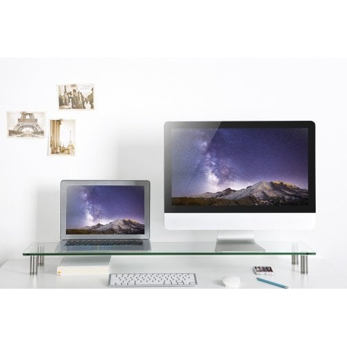 Подставка для монитора и ноутбука Gembird MS-TABLE-GL-01 купить в Украине | Telemart фото