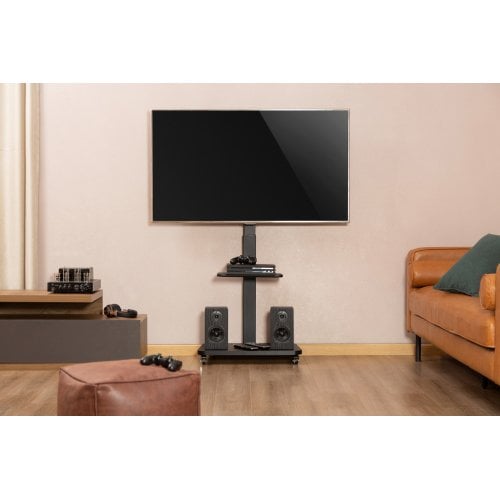 Напольная стойка для телевизора Gembird 37-75" TVS-75S-02 купить в Украине | Telemart фото