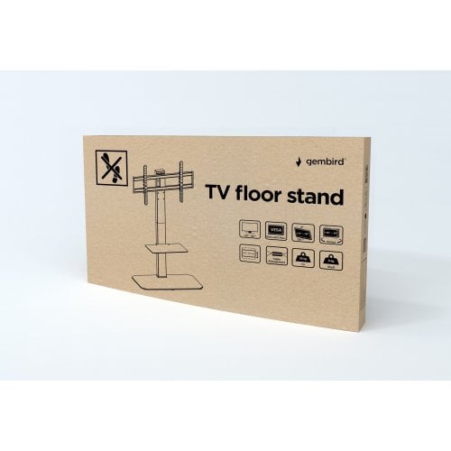 Напольная стойка для телевизора Gembird 43-86" TVS-86ST-01 купить в Украине | Telemart фото