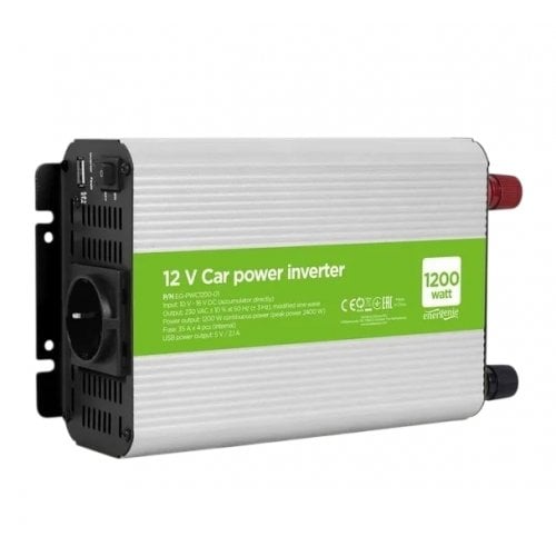 Автомобільний інвертор EnerGenie 1200W (EG-PWC1200-01) купити в Україні | Telemart фото