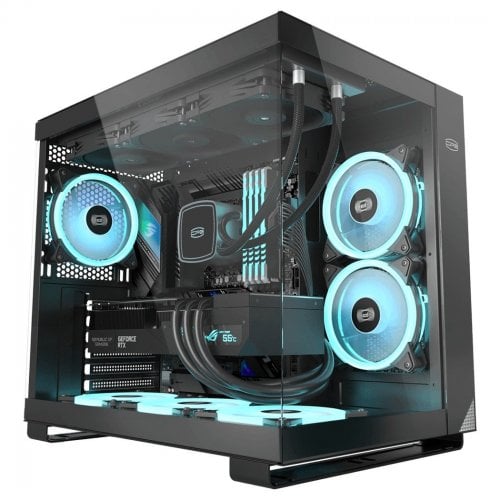 Уцінка корпус PCCooler C3 T500 ARGB Tempered Glass без БЖ Black (Сліди використання, 916293) купити в Україні | Telemart фото