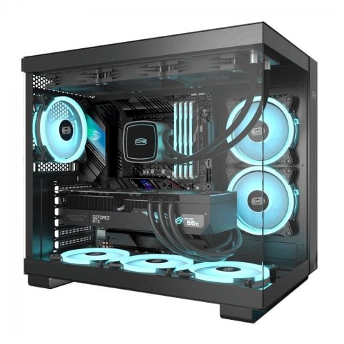 Уцінка корпус PCCooler C3 T500 ARGB Tempered Glass без БЖ Black (Сліди використання, 916293) купити в Україні | Telemart фото