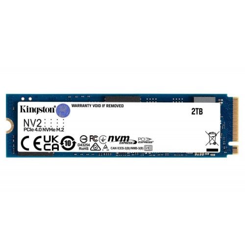 Уцінка ssd-диск Kingston NV2 3D NAND 2TB M.2 (2280 PCI-E) NVMe x4 (SNV2S/2000G) (Сліди використання, 916299) купити в Україні | Telemart фото