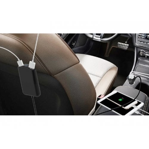 Автомобильное зарядное устройство EnerGenie 4 x USB 48W (EG-4U-CAR-01) Black купить в Украине | Telemart фото