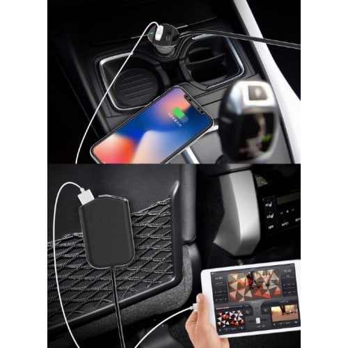 Автомобильное зарядное устройство EnerGenie 4 x USB 48W (EG-4U-CAR-01) Black купить в Украине | Telemart фото