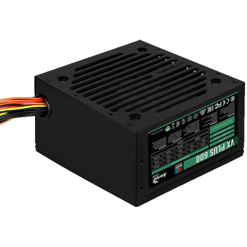 Блок питания Aerocool VX PLUS RGB 600W (VX PLUS 600 RGB) (Восстановлено продавцом, 916304) купить в Украине | Telemart фото