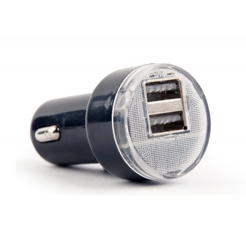 Автомобильное зарядное устройство EnerGenie 2 x USB 2.1A (EG-U2C2A-CAR-02) Black купить в Украине | Telemart фото