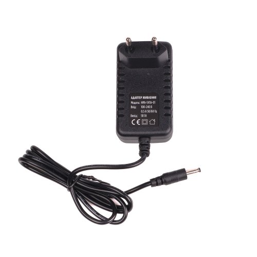 Мережевий зарядний пристрій Maxxter DC Adapter 5V 1A (HPA-5V1A-01) Black купити в Україні | Telemart фото