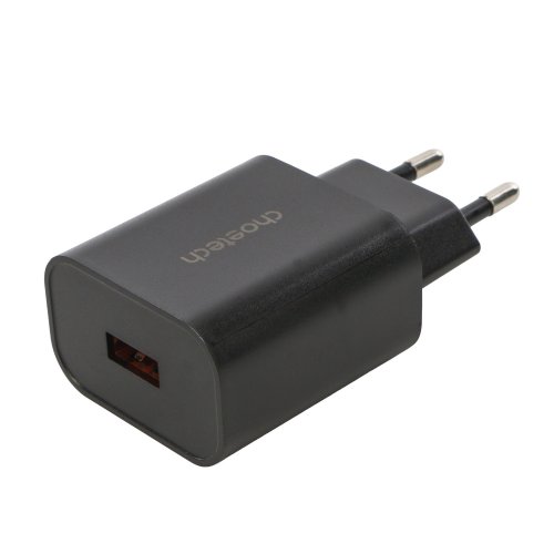 Сетевое зарядное устройство Choetech USB 18W (Q5003-EU-BK) Black купить в Украине | Telemart фото