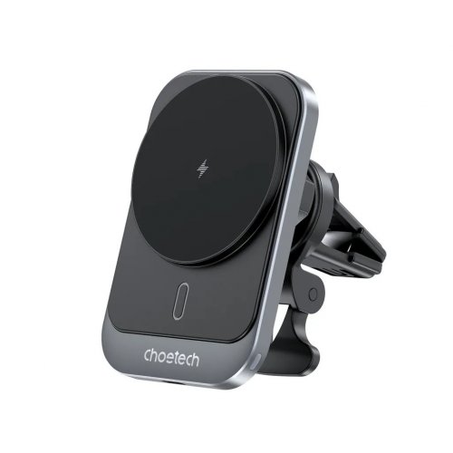 Автомобільний зарядний пристрій Choetech MagSafe Wireless 15W (T206-F-ACBK) Black купити в Україні | Telemart фото