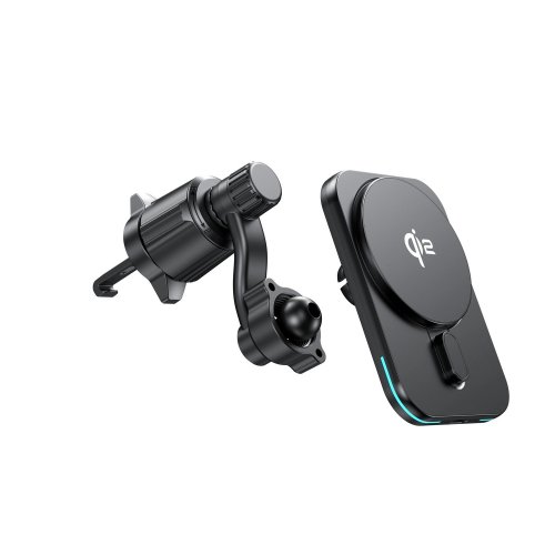 Автомобільний зарядний пристрій Choetech MagSafe Qi2 Wireless 15W (T231-F-101XACBK) Black купити в Україні | Telemart фото