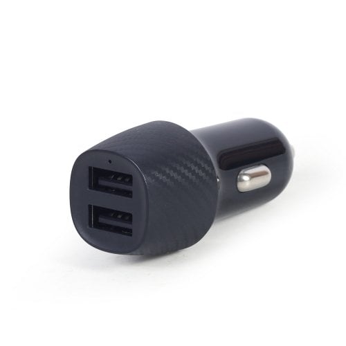 Автомобільний зарядний пристрій Gembird 2 x USB 4.8A (TA-U2C48A-CAR-01) Black купити в Україні | Telemart фото