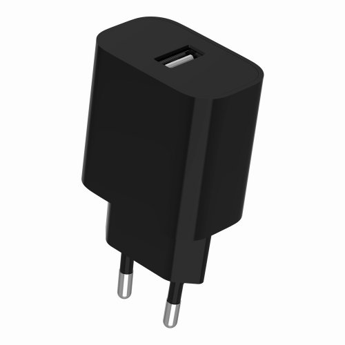 Мережевий зарядний пристрій Gembird USB 12W (TA-UC-1A12-01-BK) Black купити в Україні | Telemart фото