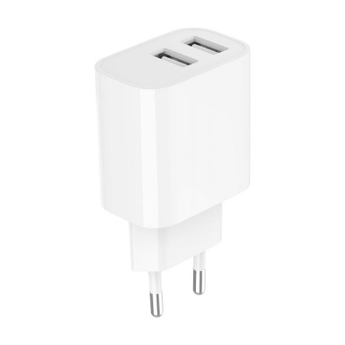 Мережевий зарядний пристрій Gembird 2 x USB 12W (TA-UC-2A12-01) White купити в Україні | Telemart фото