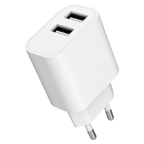 Мережевий зарядний пристрій Gembird 2 x USB 12W (TA-UC-2A12-01) White купити в Україні | Telemart фото