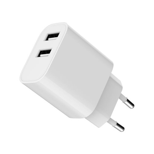 Мережевий зарядний пристрій Gembird 2 x USB 12W (TA-UC-2A12-01) White купити в Україні | Telemart фото
