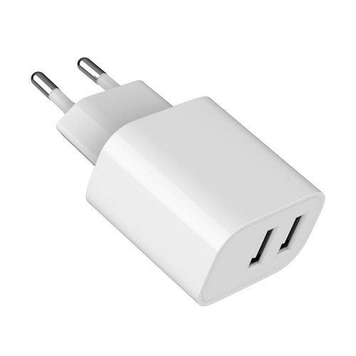Мережевий зарядний пристрій Gembird 2 x USB 12W (TA-UC-2A12-01) White купити в Україні | Telemart фото