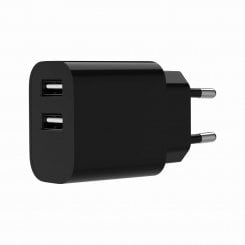 Мережевий зарядний пристрій Gembird 2 x USB 12W (TA-UC-2A12-01-BK) Black