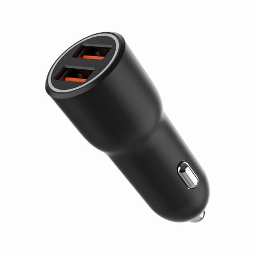 Автомобильное зарядное устройство Gembird 2 x USB 36W (TA-UC-A2QC36-CAR-01) Black купить в Украине | Telemart фото