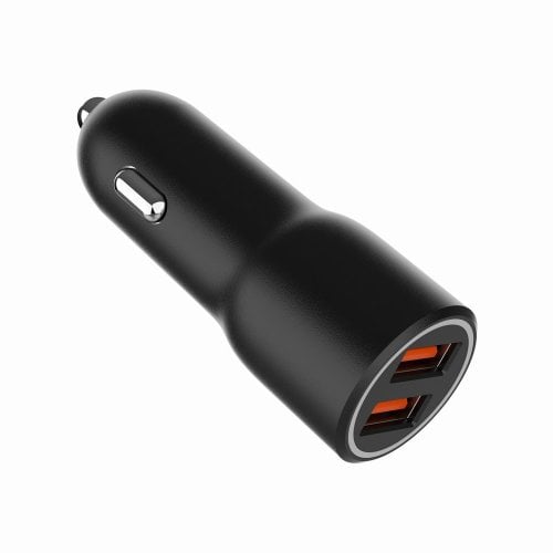 Автомобильное зарядное устройство Gembird 2 x USB 36W (TA-UC-A2QC36-CAR-01) Black купить в Украине | Telemart фото