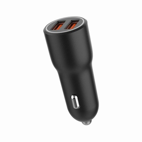 Автомобильное зарядное устройство Gembird 2 x USB 36W (TA-UC-A2QC36-CAR-01) Black купить в Украине | Telemart фото