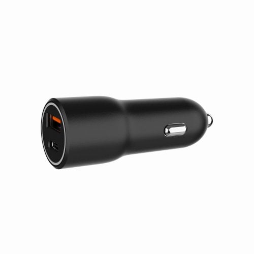 Автомобильное зарядное устройство Gembird USB + USB Type-C 38W (TA-UC-AC2PDQC38-CAR-01) Black купить в Украине | Telemart фото