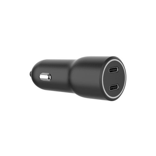 Автомобільний зарядний пристрій Gembird 2 x USB Type-C 40W (TA-UC-C2PD40-CAR-01) Black купити в Україні | Telemart фото