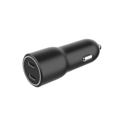 Автомобільний зарядний пристрій Gembird 2 x USB Type-C 40W (TA-UC-C2PD40-CAR-01) Black купити в Україні | Telemart фото