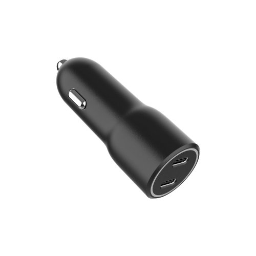 Автомобільний зарядний пристрій Gembird 2 x USB Type-C 40W (TA-UC-C2PD40-CAR-01) Black купити в Україні | Telemart фото